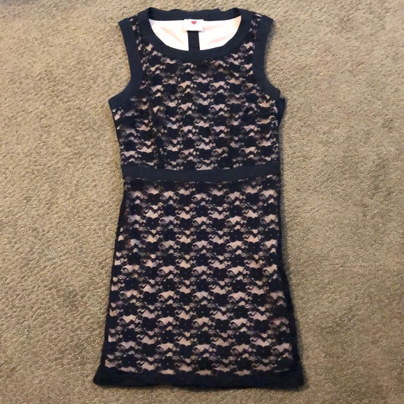 Black Lace Cocktail Dress - Picture 1 of 8